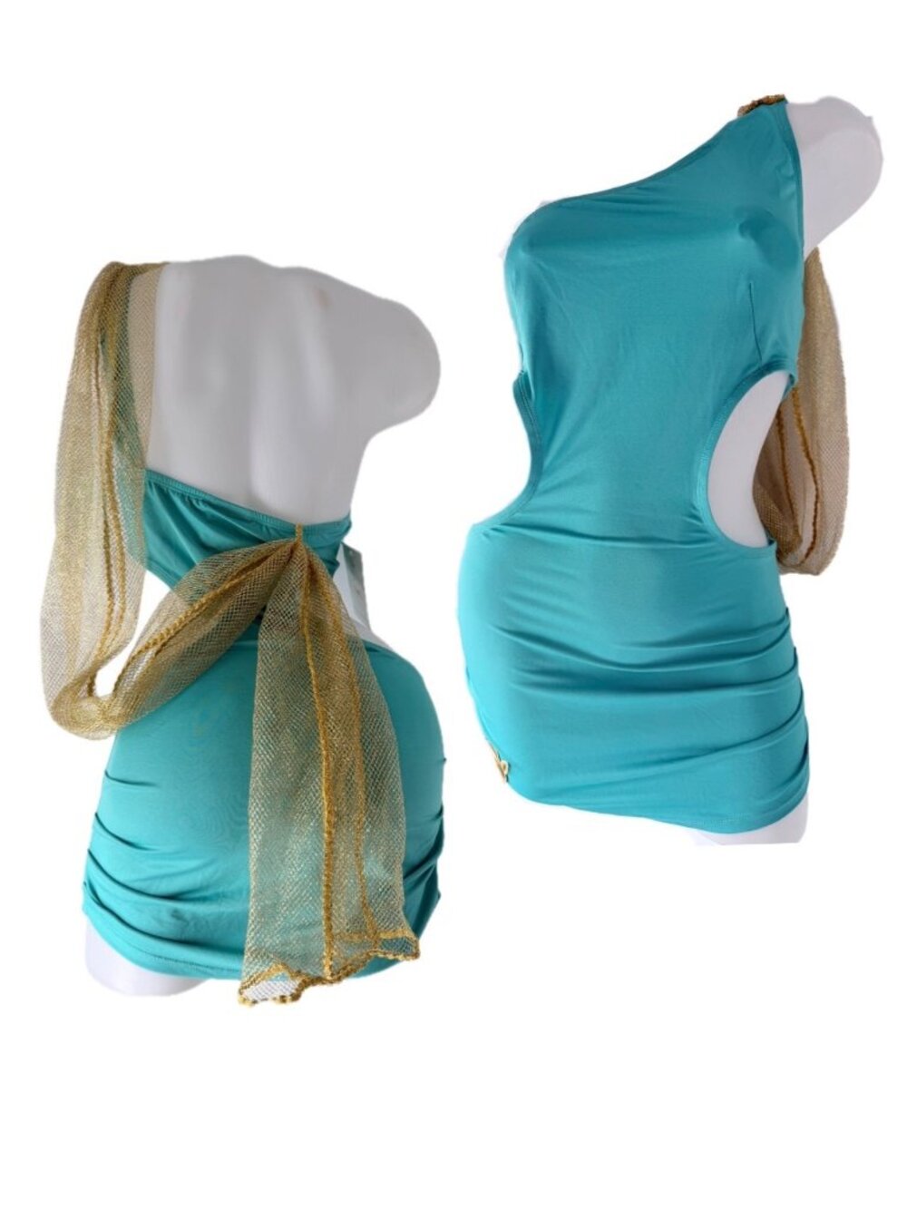 Playboy Goddess Playmate Cosplay Dress Sexy Greek Costume Size M/L